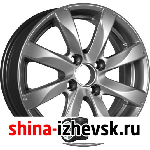 Колесный диск КиК Джемини-оригинал 6xR15 4×100 ET50 DIA60.1 темно-серый в Ижевске